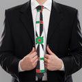 Classic Dartboard Print Necktie