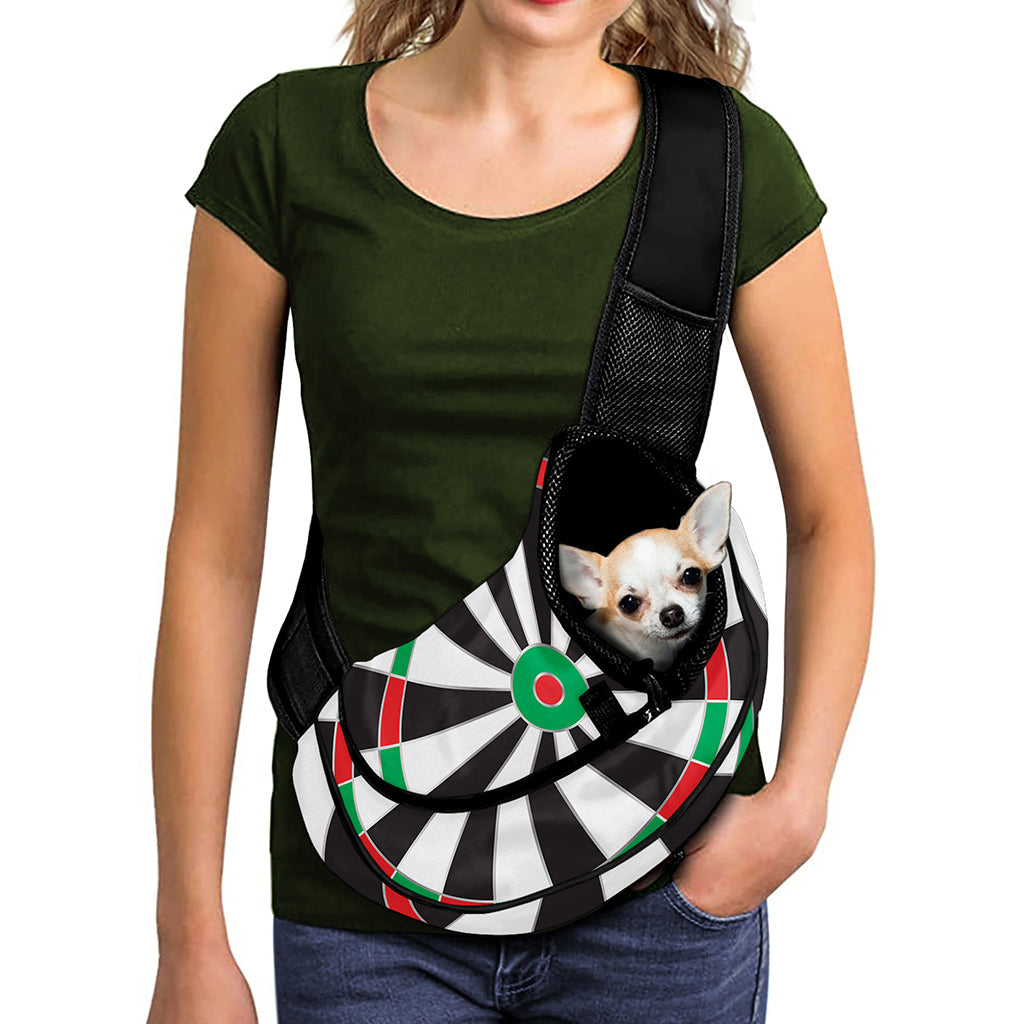 Classic Dartboard Print Pet Sling Carrier
