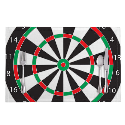 Classic Dartboard Print Placemat
