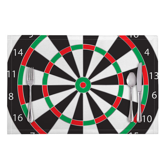 Classic Dartboard Print Placemat