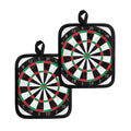 Classic Dartboard Print Pot Holders