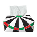 Classic Dartboard Print Rectangle Tissue Box Cover