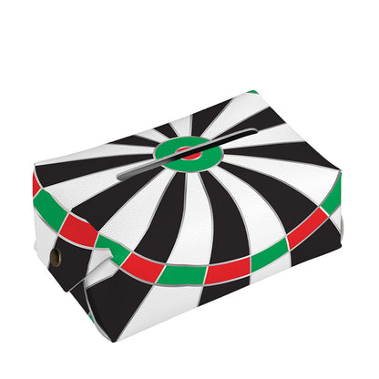 Classic Dartboard Print Rectangle Tissue Box Cover