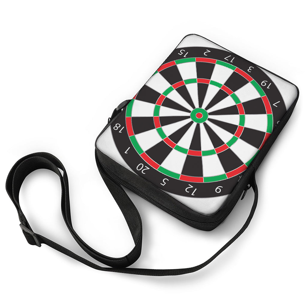 Classic Dartboard Print Rectangular Crossbody Bag