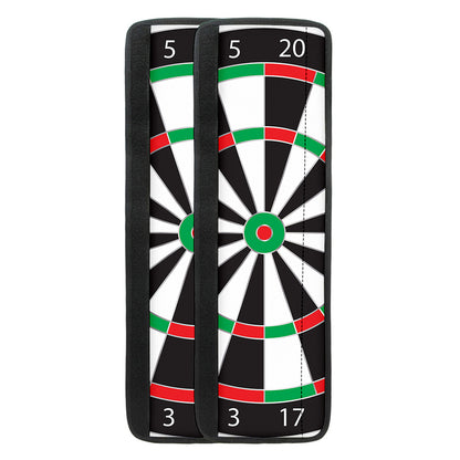 Classic Dartboard Print Refrigerator Handle Covers