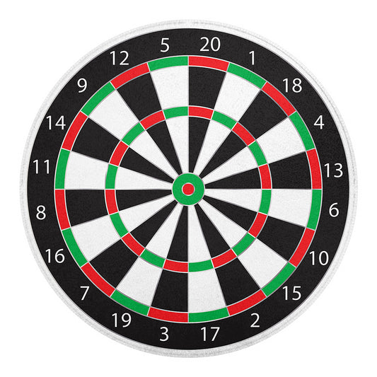 Classic Dartboard Print Round Blanket