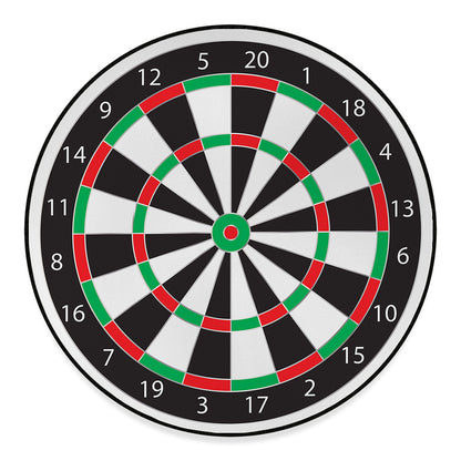 Classic Dartboard Print Round Floor Mat