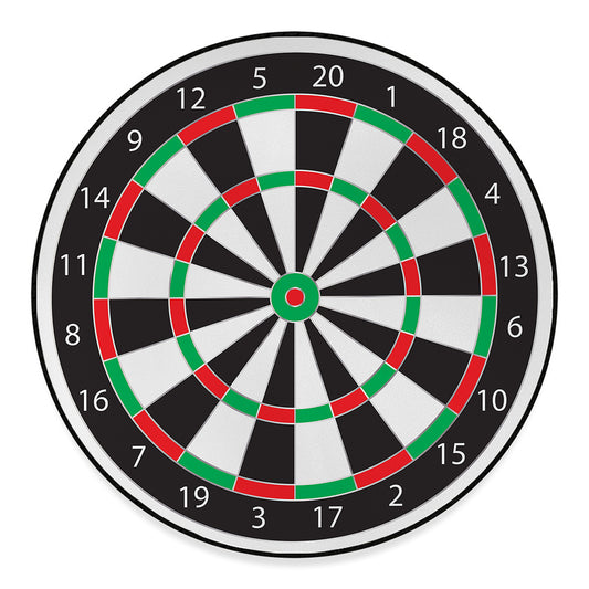 Classic Dartboard Print Round Floor Mat