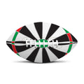 Classic Dartboard Print Rugby Ball
