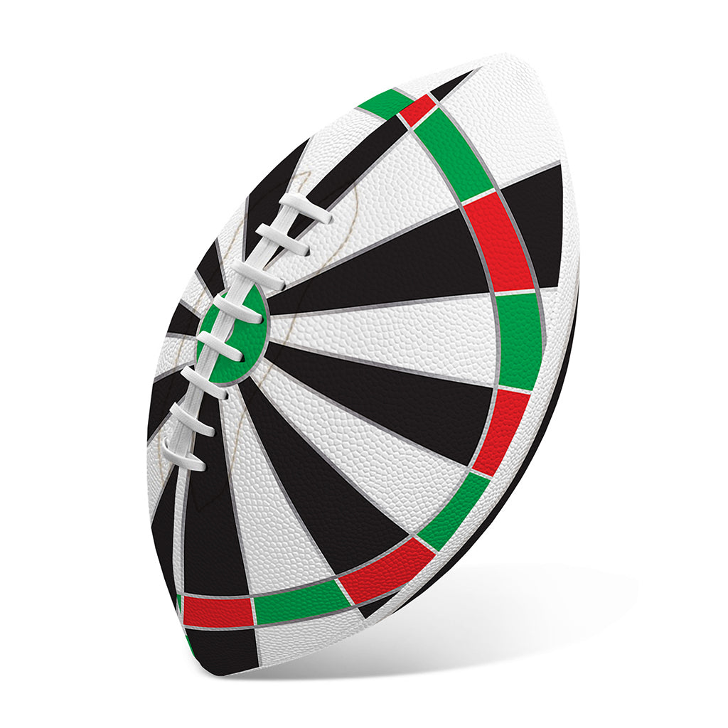 Classic Dartboard Print Rugby Ball