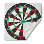 Classic Dartboard Print Silk Bandana