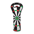 Classic Dartboard Print Single Neoprene Wine Tote