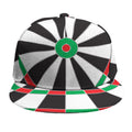 Classic Dartboard Print Snapback Cap