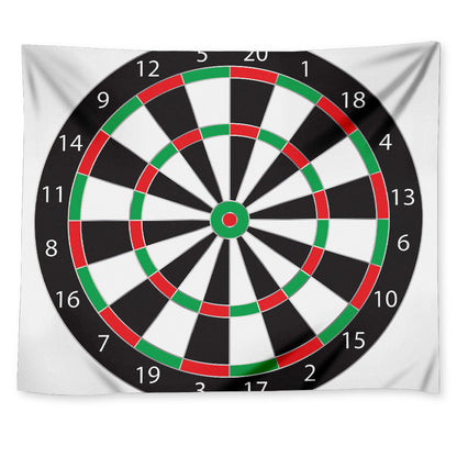 Classic Dartboard Print Tapestry