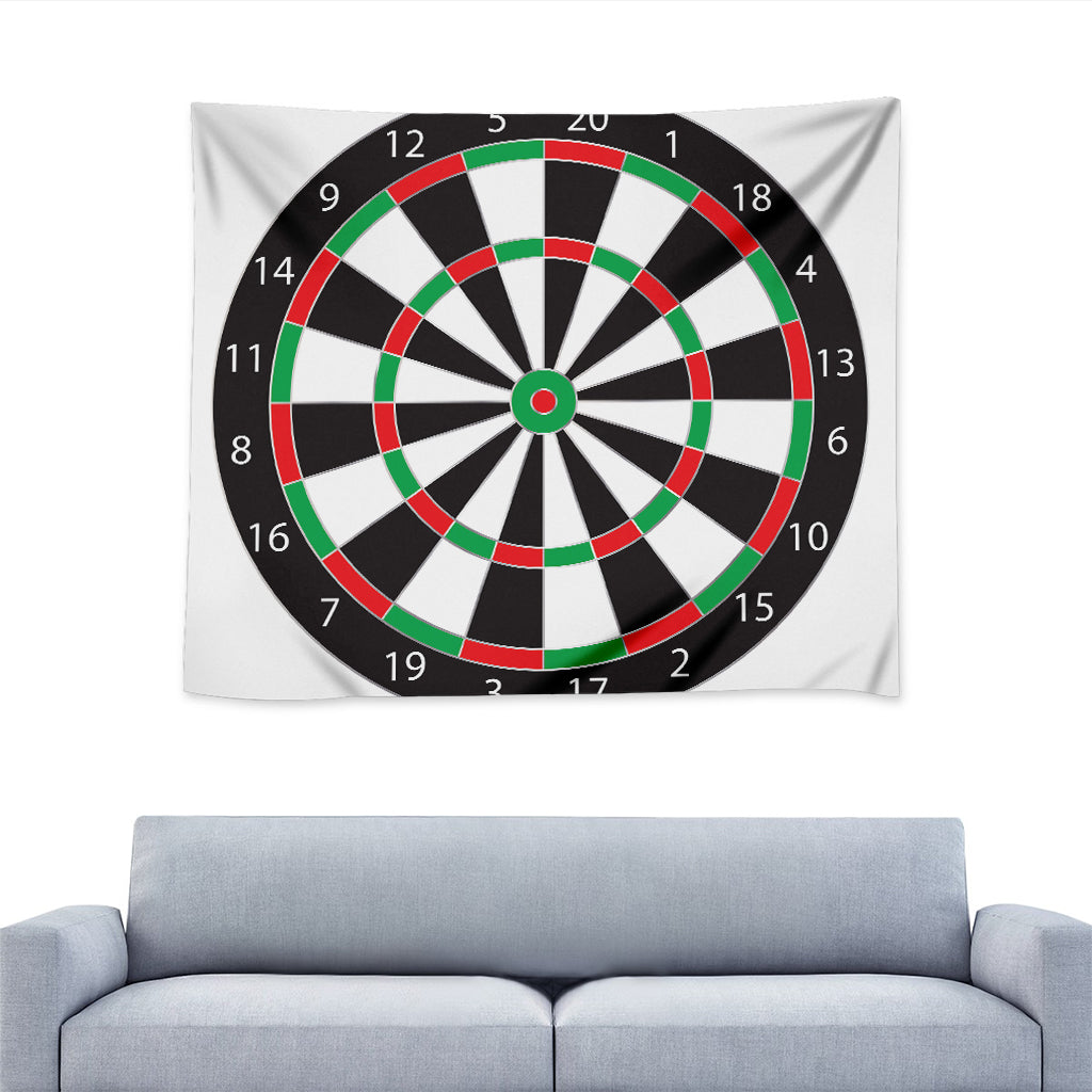 Classic Dartboard Print Tapestry