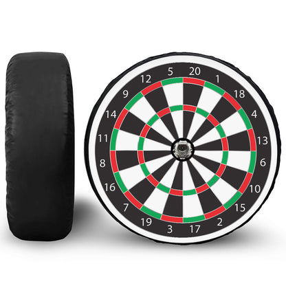 Classic Dartboard Print Tire Cover With Camera Hole