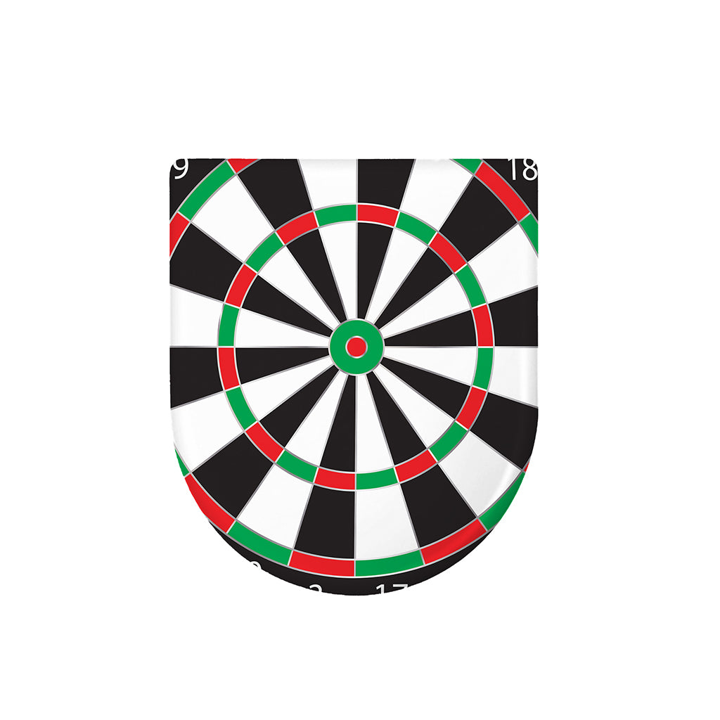 Classic Dartboard Print Toilet Lid Cover