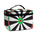 Classic Dartboard Print Travel Makeup Bag