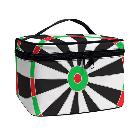 Classic Dartboard Print Travel Makeup Bag
