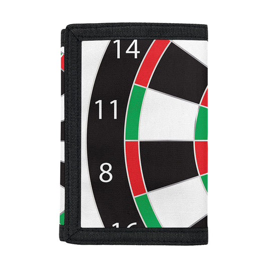 Classic Dartboard Print Trifold Wallet