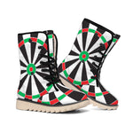 Classic Dartboard Print Winter Boots