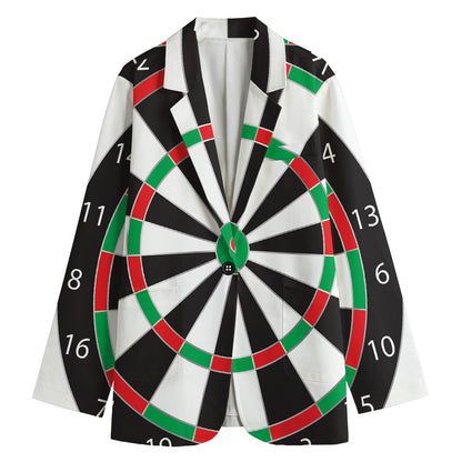 Classic Dartboard Print Women's Blazer