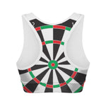 Classic Dartboard Print Women's Sports Bra