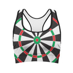 Classic Dartboard Print Women's Sports Bra