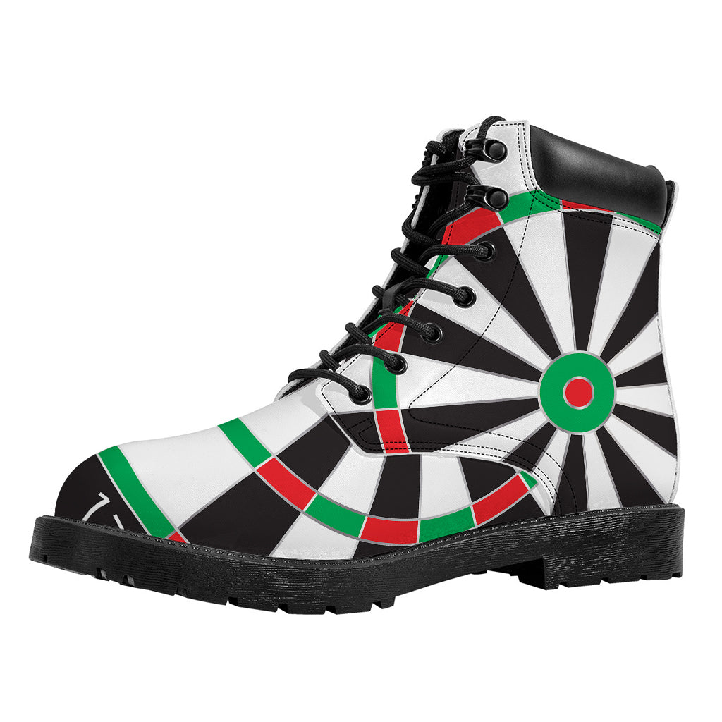 Classic Dartboard Print Work Boots