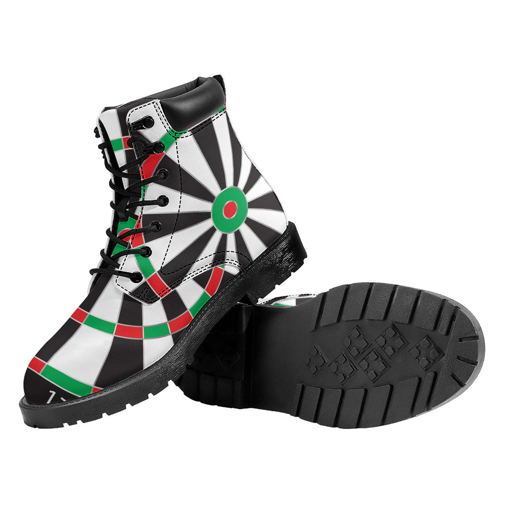Classic Dartboard Print Work Boots