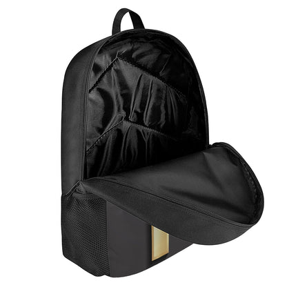 Classic Golden Cross Print 17 Inch Backpack
