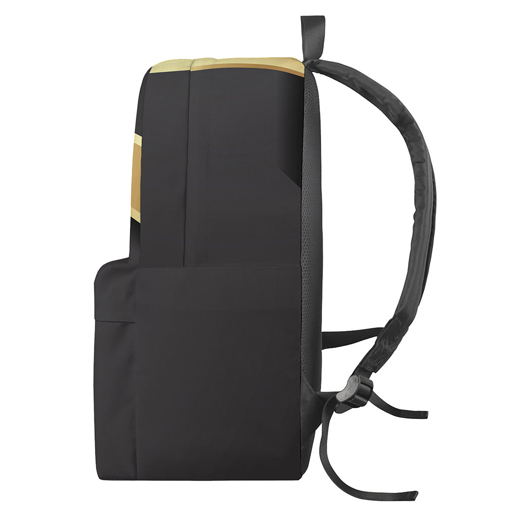 Classic Golden Cross Print Backpack