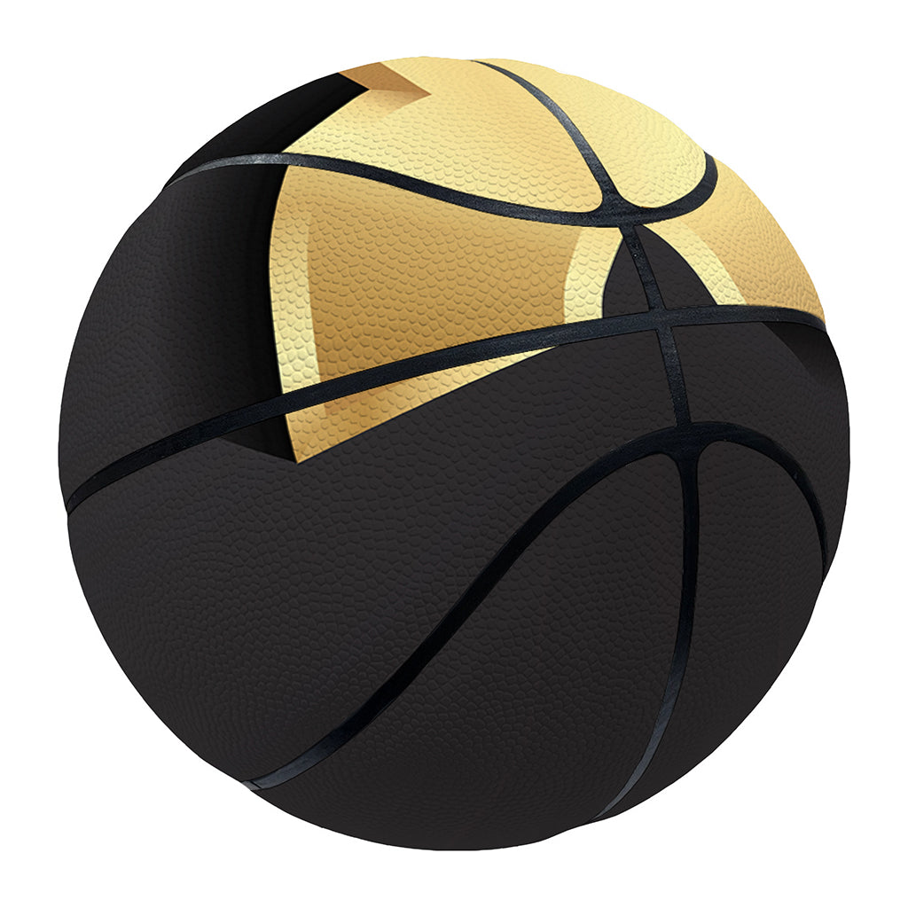Classic Golden Cross Print Basketball