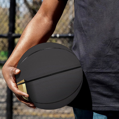 Classic Golden Cross Print Basketball