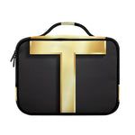 Classic Golden Cross Print Briefcase Bible Bag