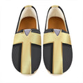 Classic Golden Cross Print Casual Shoes
