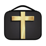 Classic Golden Cross Print Classic Bible Case
