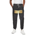 Classic Golden Cross Print Cotton Sweatpants