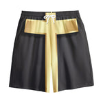 Classic Golden Cross Print Cotton Shorts