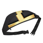 Classic Golden Cross Print Fanny Pack