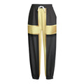 Classic Golden Cross Print Fleece Lined Knit Pants