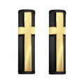 Classic Golden Cross Print Handle Covers
