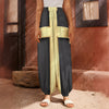 Classic Golden Cross Print Harem Pants