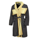 Classic Golden Cross Print Men's Bathrobe