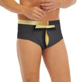Classic Golden Cross Print Men's Briefs