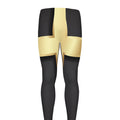 Classic Golden Cross Print Men's Leggings