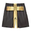 Classic Golden Cross Print Men's Swim Trunks