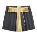 Classic Golden Cross Print Mesh Shorts