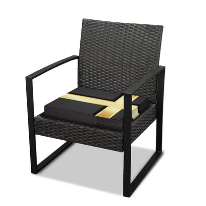 Classic Golden Cross Print Outdoor Seat Cushion Cover