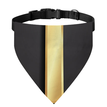 Classic Golden Cross Print Over The Collar Dog Bandana